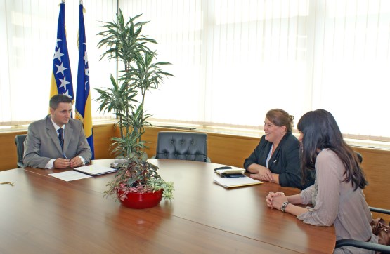 Predsjedavajući Predstavničkog doma, dr. Denis Bećirović razgovarao sa šeficom Ureda Vijeća Evrope u BiH

